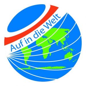 Logo: Auf in die Welt - Deutsche Stiftung Völkerverständigung